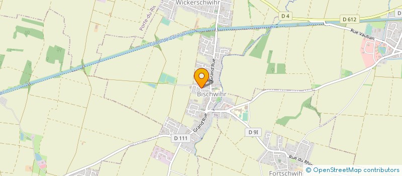 localisation de l'entreprise FABRIQUE DE L'EGLISE CATHOLIQUE BISCHWIHR  BISCHWIHR