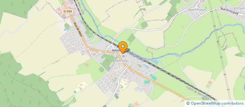 localisation de l'entreprise FABRIQUE DE L EGLISE CATHOLIQUE DE VITTONCOURT à REMILLY