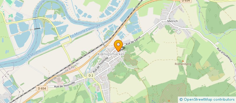 localisation de l'entreprise FABRIQUE DE L EGLISE CULTE  KNIGSMACKER