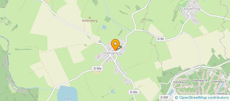 localisation de l'entreprise FABRIQUE DE L'EGLISE CULTE  HATTIGNY