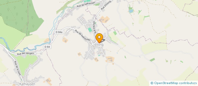 localisation de l'entreprise FABRIQUE DE L'EGLISE CULTE CATHOLIQUE  ETTING