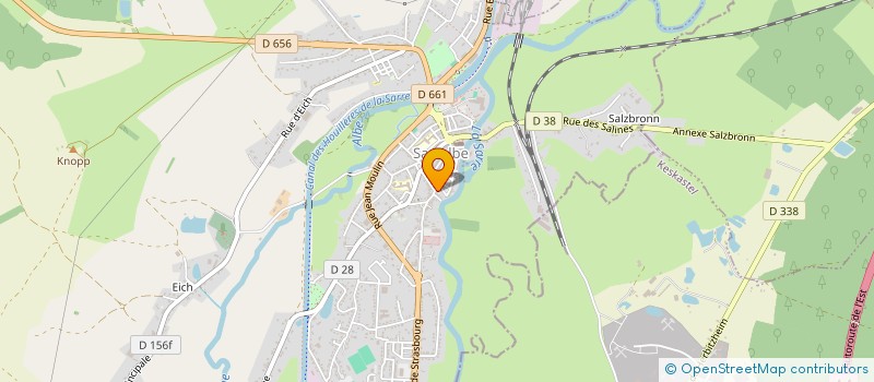 localisation de l'entreprise FABRIQUE DE L'EGLISE CULTE CATHOLIQUE  SARRALBE