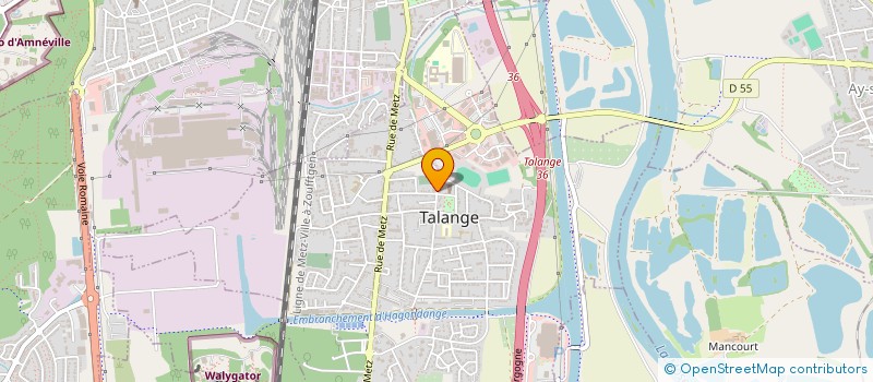 localisation de l'entreprise FABRIQUE DE L'EGLISE CULTE CATHOLIQUE  TALANGE