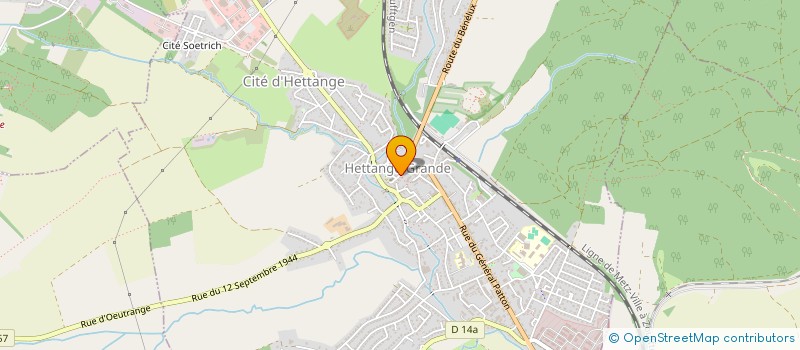 localisation de l'entreprise FABRIQUE DE L EGLISE CULTE CATHOLIQUE  HETTANGE-GRANDE
