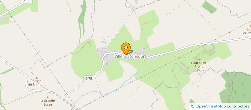 localisation de l'entreprise FABRIQUE DE L EGLISE DE BAN SAINT PIERRE  VILLERS-STONCOURT