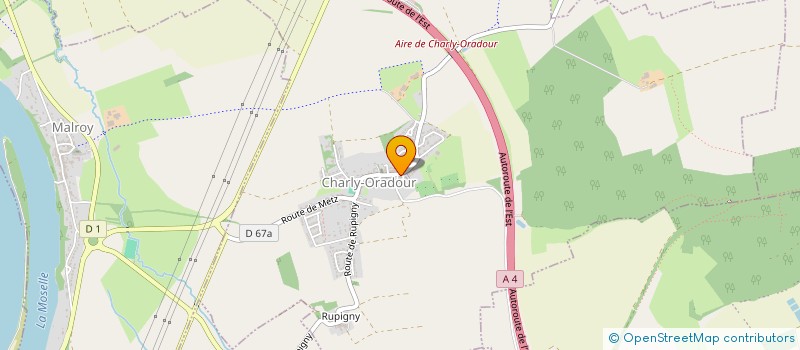 localisation de l'entreprise FABRIQUE DE L'EGLISE DE CHARLY-ORADOUR  CHARLY-ORADOUR