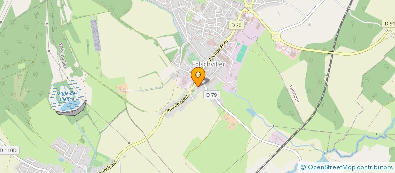 localisation de l'entreprise FABRIQUE DE L'EGLISE DE FOLSCHVILLER  FOLSCHVILLER