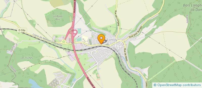 localisation de l'entreprise FABRIQUE DE L'EGLISE DE FONTOY  FONTOY