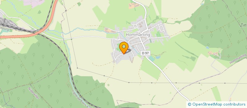 localisation de l'entreprise FABRIQUE DE L'EGLISE DE HOMMARTING  HOMMARTING