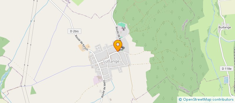 localisation de l'entreprise FABRIQUE DE L'EGLISE DE LUTTANGE  LUTTANGE