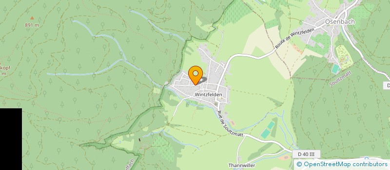 localisation de l'entreprise FABRIQUE DE L'EGLISE DE WINTZFELDEN  SOULTZMATT