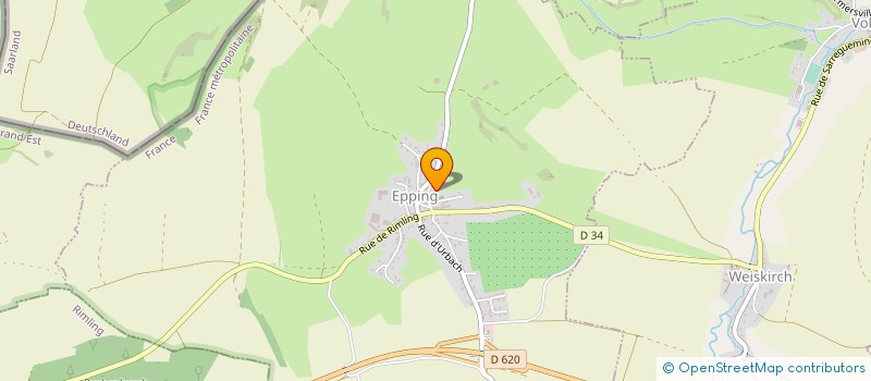 localisation de l'entreprise FABRIQUE DE L'EGLISE EPPING - URBACH  EPPING