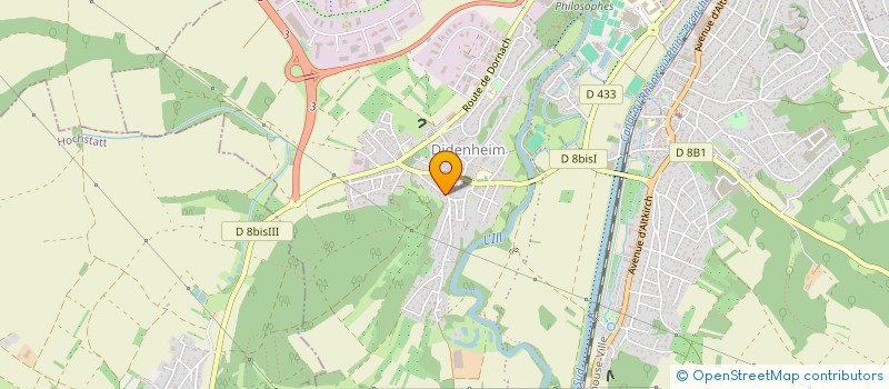 localisation de l'entreprise FABRIQUE DE L'EGLISE SAINT GALL - DIDENHEIM  BRUNSTATT-DIDENHEIM