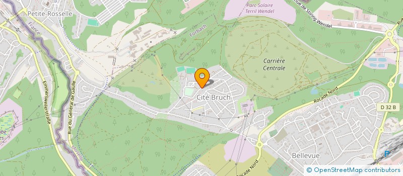 localisation de l'entreprise FABRIQUE DE L'EGLISE SAINT JOSEPH  FORBACH