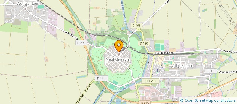 localisation de l'entreprise FABRIQUE DE LA PAROISSE CATHOLIQUE  GEISWASSER