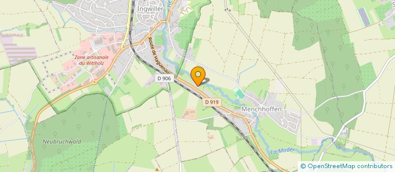 localisation de l'entreprise FABRIQUE DE LA PAROISSE CATHOLIQUE DE WEITERSWILLER  WEITERSWILLER