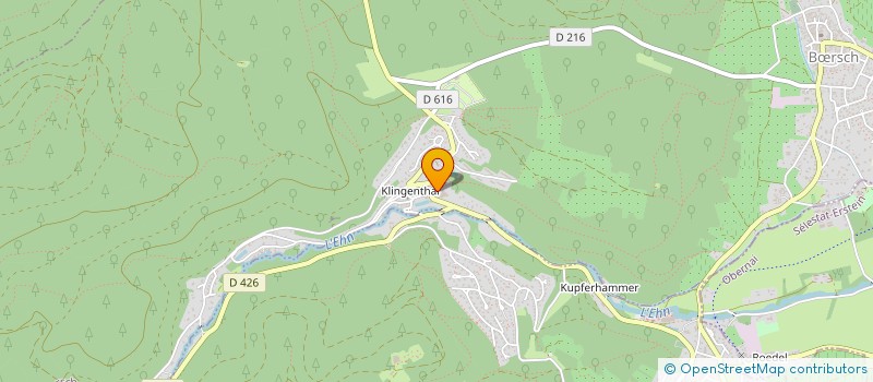 localisation de l'entreprise FABRIQUE DE LA PAROISSE CATHOLIQUE SAINT LOUIS DE KLINGENTHAL  BRSCH