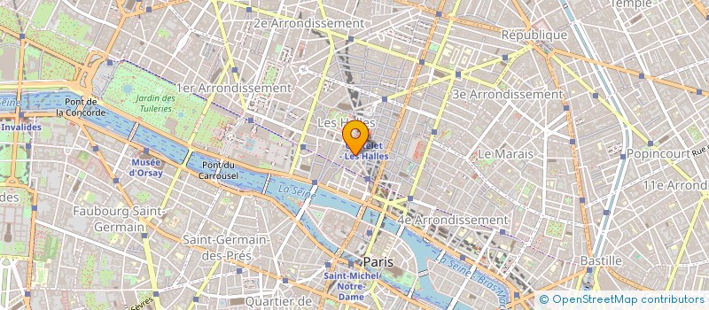 localisation de l'entreprise FABRIQUE DE MEUBLES MARTHE FRERES à PARIS