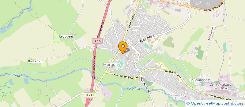 localisation de l'entreprise FABRIQUE DE THEATRE  MARQUISE