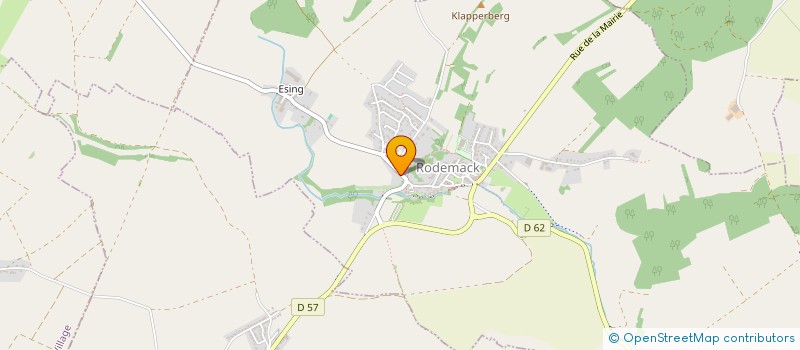 localisation de l'entreprise FABRIQUE EGLISE DE RODEMACK  RODEMACK