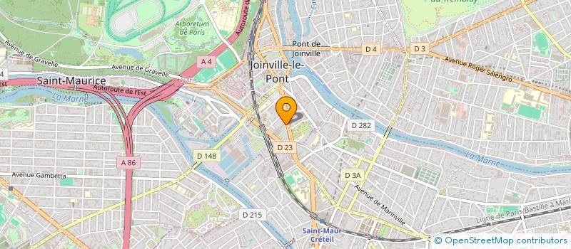 localisation de l'entreprise FABRIQUE INTERNATIONALE D'ART, EDUCATION ET CULTURE  JOINVILLE-LE-PONT