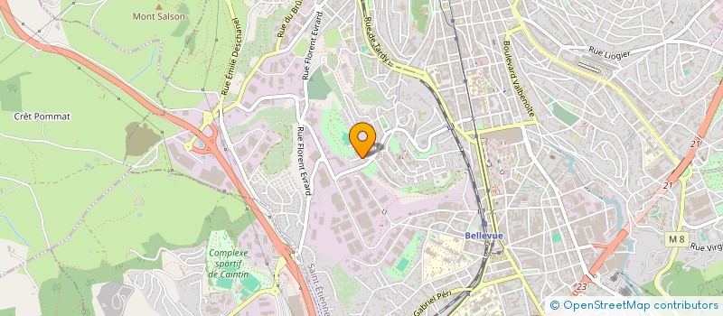 localisation de l'entreprise FABRIQUE MECANIQUE DE PRECISION DU MONT  SAINT-ETIENNE