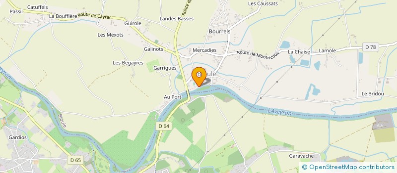 localisation de l'entreprise FABRIQUER ANIMER RECYCLER - LE LABO  BIOULE