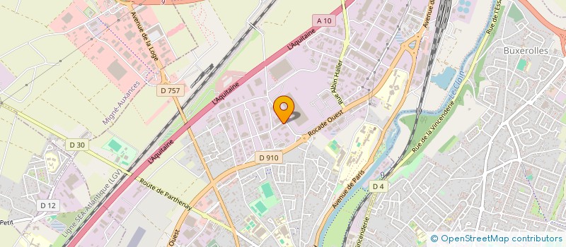 localisation de l'entreprise FABRIX à POITIERS