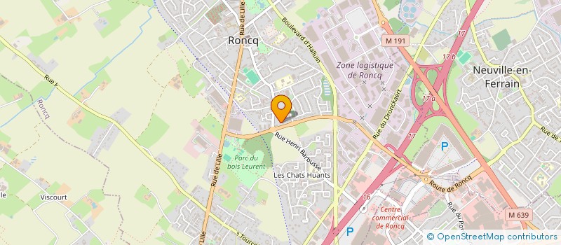 localisation de l'entreprise FABRIZIO CUSIN à RONCQ