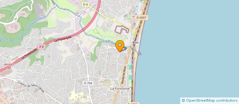 localisation de l'entreprise FABRIZIO DRIVER SERVICES  ANTIBES