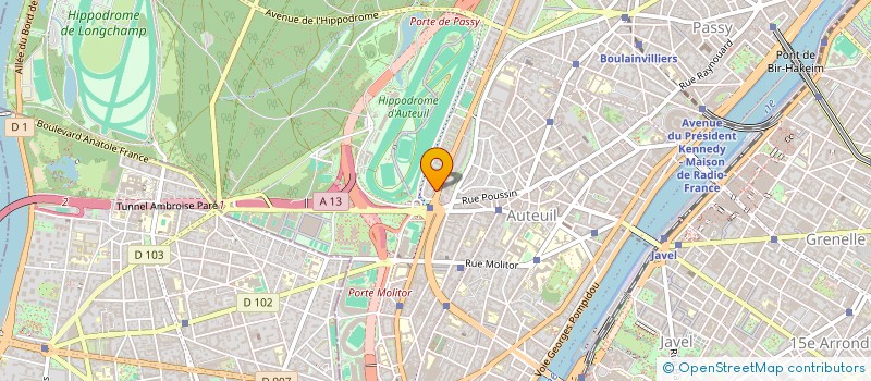 localisation de l'entreprise FABRY HOLDING  PARIS