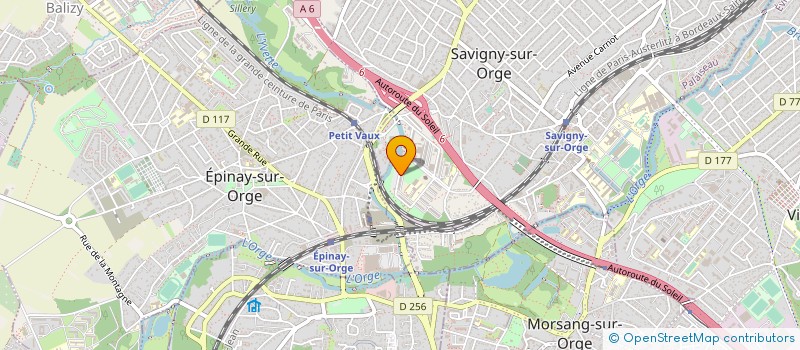 localisation de l'entreprise FABS STAFF  MONTLHERY