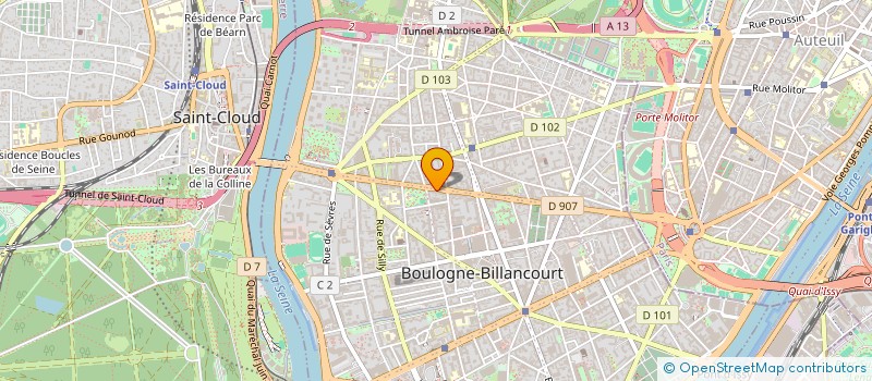 localisation de l'entreprise FABSAB à BOULOGNE-BILLANCOURT