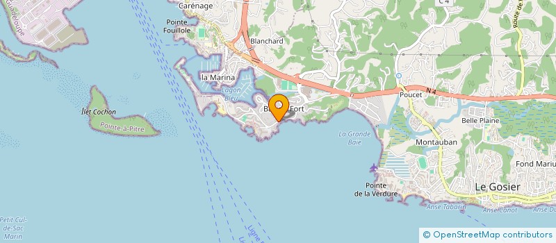 localisation de l'entreprise FABSAND à LE GOSIER