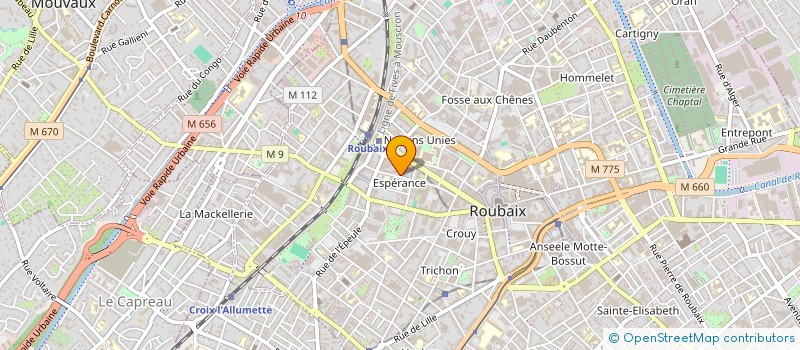 localisation de l'entreprise FABSTYLE  ROUBAIX