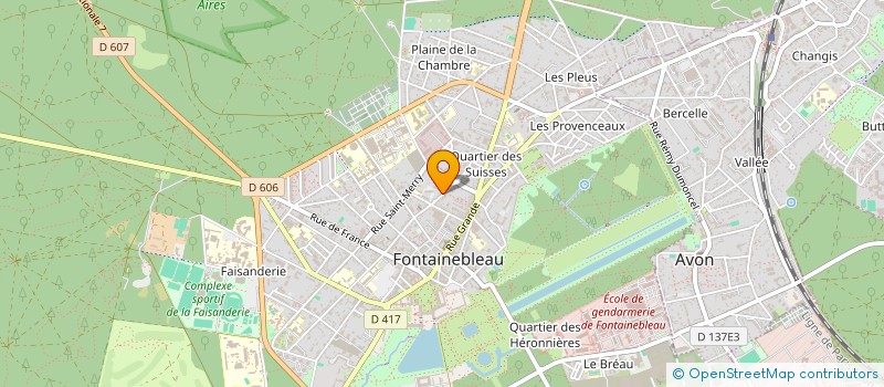 localisation de l'entreprise FABTECH  FONTAINEBLEAU