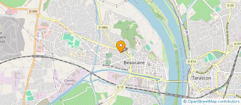 localisation de l'entreprise FABUEL à BEAUCAIRE