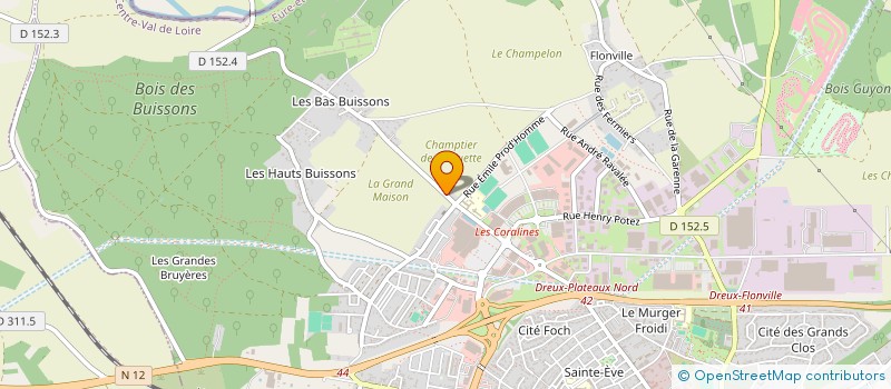 localisation de l'entreprise FABULEUSE AUDITION à DREUX