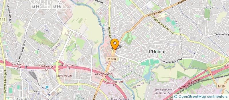 localisation de l'entreprise FABULOU' SPA à L'UNION