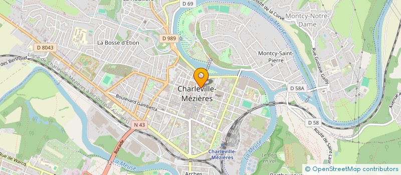 localisation de l'entreprise FABULOUS  CHARLEVILLE-MEZIERES