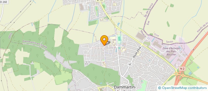 localisation de l'entreprise FABULOUS CAB & TRAVEL  DAMMARTIN-EN-GOELE