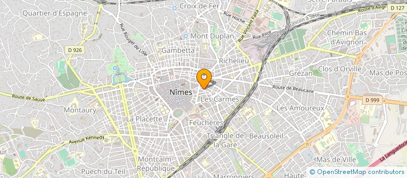localisation de l'entreprise FABULOUS P2B à NIMES