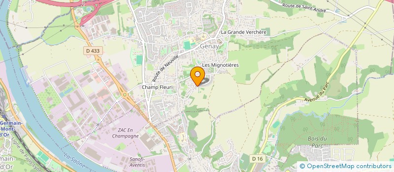 localisation de l'entreprise FABWAY  GENAY