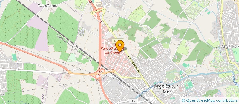 localisation de l'entreprise FABY  ARGELES-SUR-MER