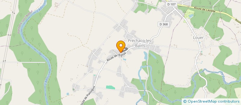 localisation de l'entreprise FABY COIFFURE  PRECHACQ-LES-BAINS