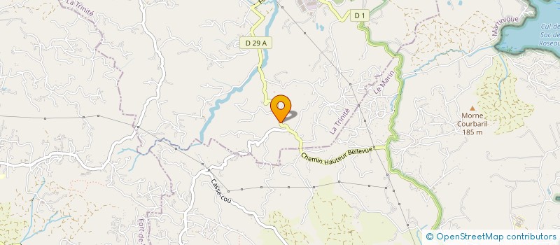 localisation de l'entreprise FABY SPA  LE ROBERT