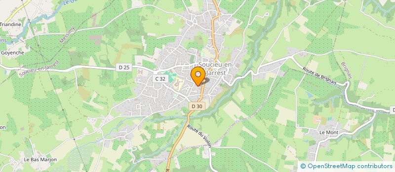 localisation de l'entreprise FABYO-MAIL  SOUCIEU-EN-JARREST