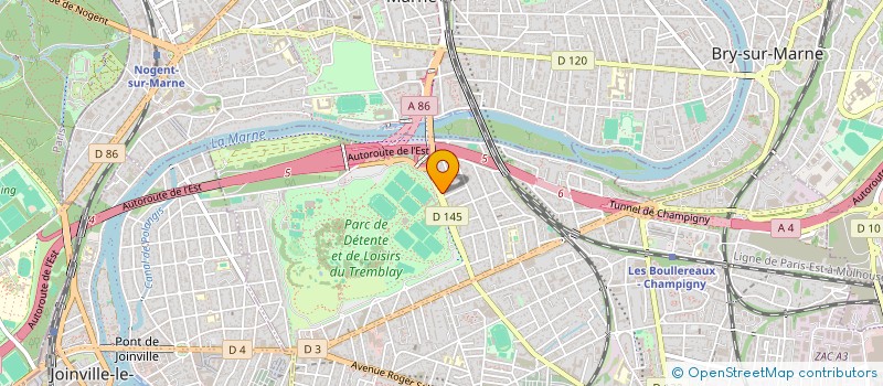 localisation de l'entreprise FAC à CHAMPIGNY-SUR-MARNE