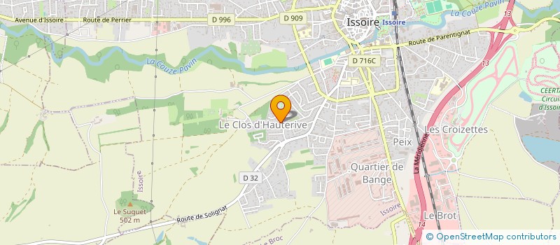 localisation de l'entreprise FAC & ASSOCIES  COURNON-D'AUVERGNE