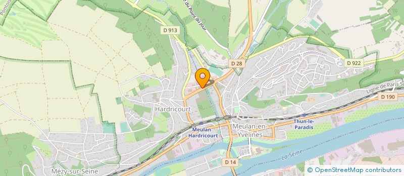 localisation de l'entreprise FAC CISTARELLI CONSTRUCTIONS  HARDRICOURT